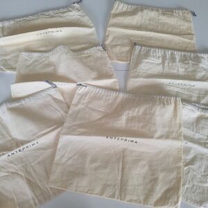 Anteprima Dust Bag Lot 7 Medium Cotton Drawstring Handbag Storage Covers Luxur